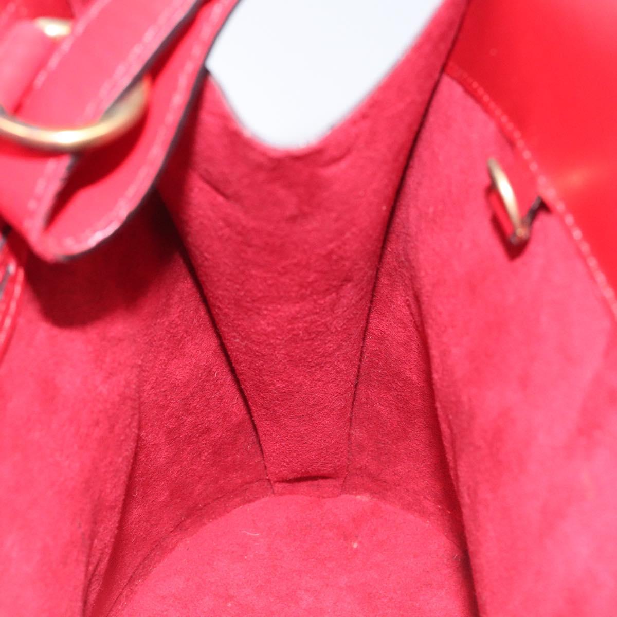LOUIS VUITTON Epi Cluny Shoulder Bag Red M52257 LV Auth 115722