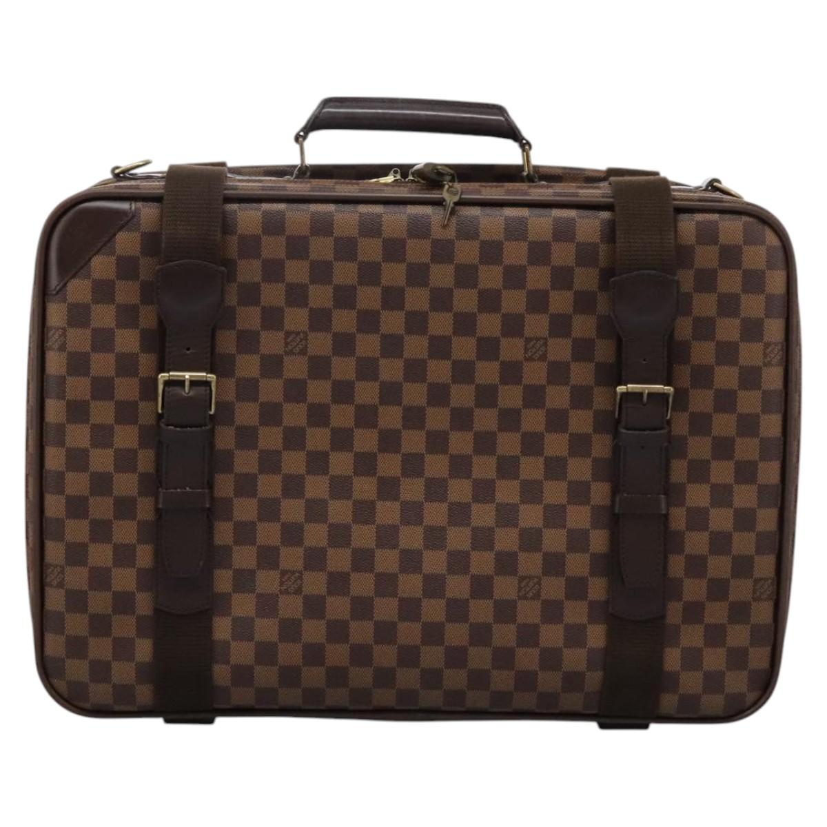 LOUIS VUITTON Damier Ebene Satellite 53 Trunk SPO M23356 LV Auth 115731A