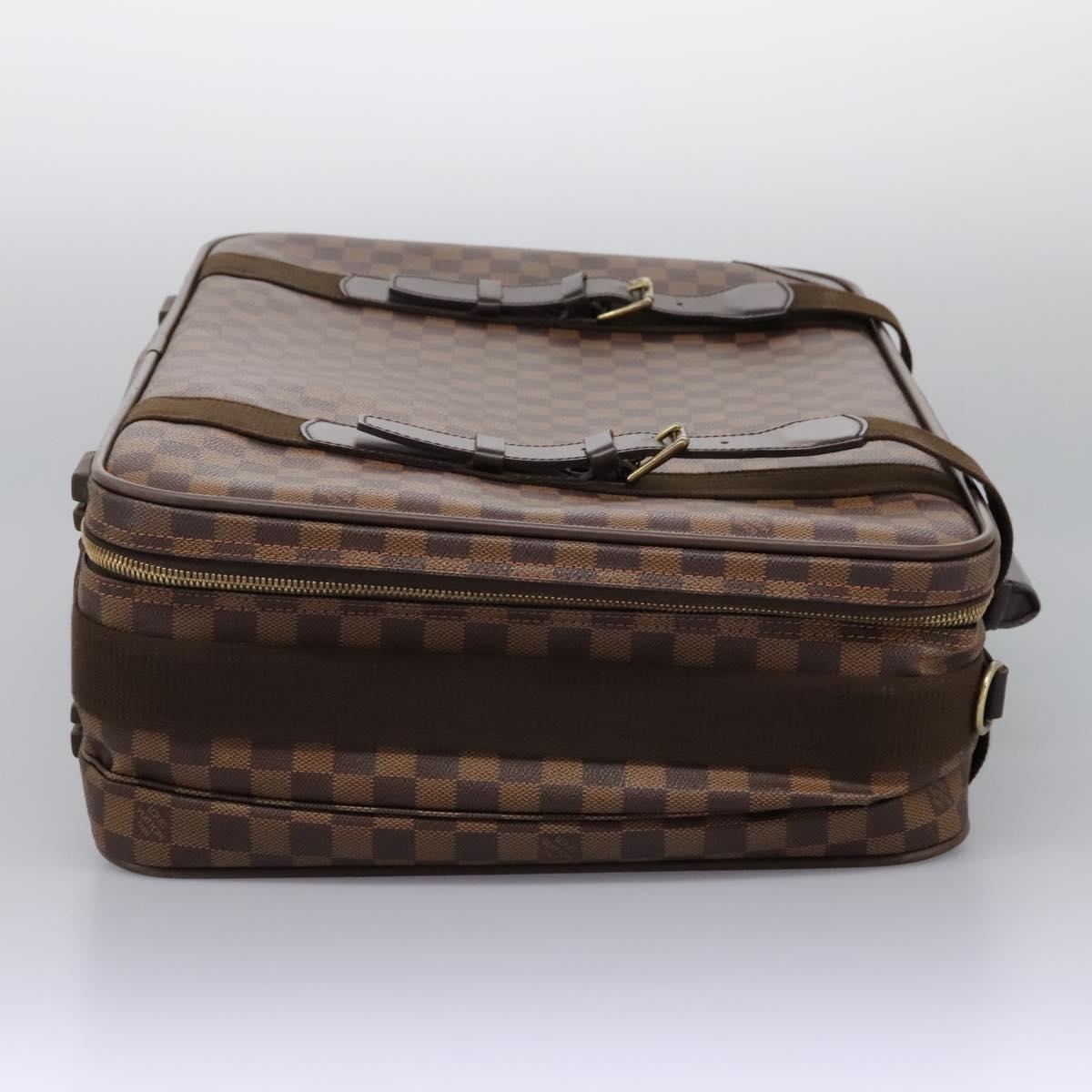 LOUIS VUITTON Damier Ebene Satellite 53 Trunk SPO M23356 LV Auth 115731A