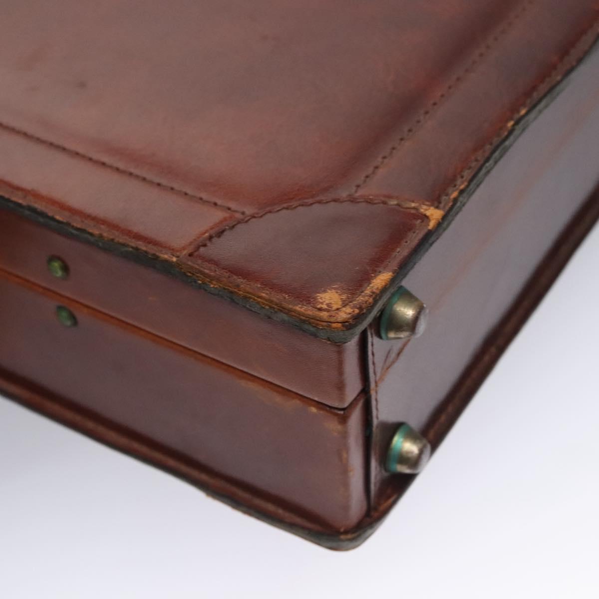 BALLY Trunk Leather Beige Auth 115742