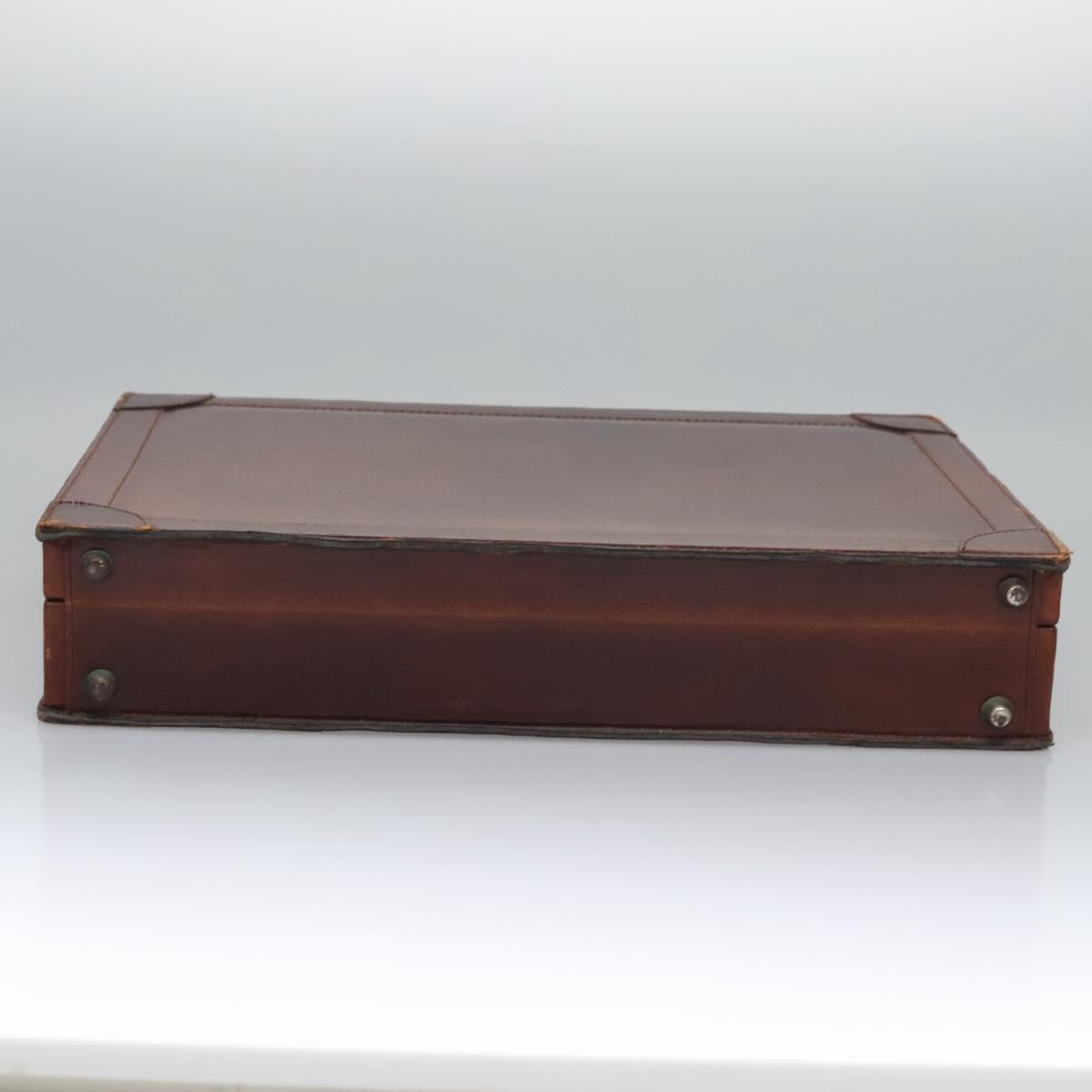 BALLY Trunk Leather Beige Auth 115742