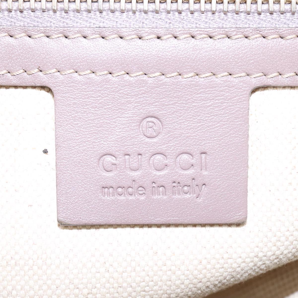 GUCCI GG Canvas Tote Bag Beige 257061 Auth 115754