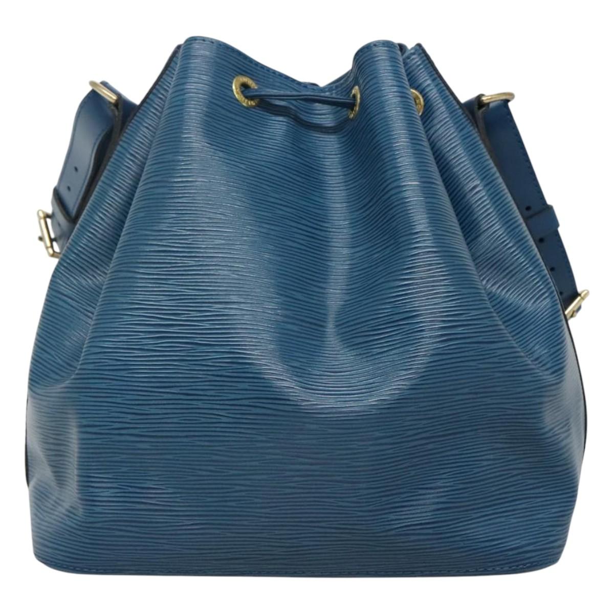 LOUIS VUITTON Epi Petit Noe Shoulder Bag Blue M44105 LV Auth 115791