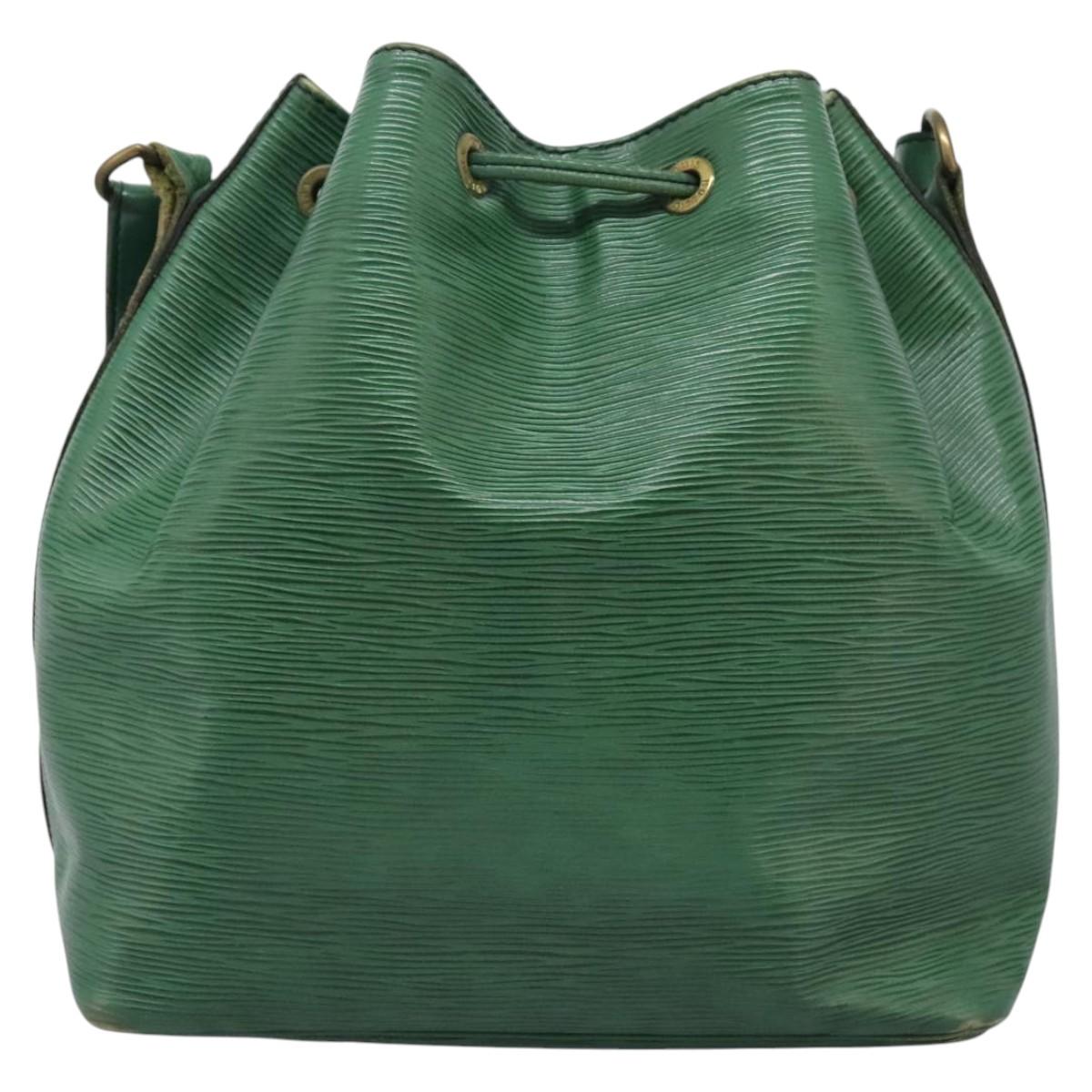 LOUIS VUITTON Epi Petit Noe Shoulder Bag Green M44104 LV Auth 115922