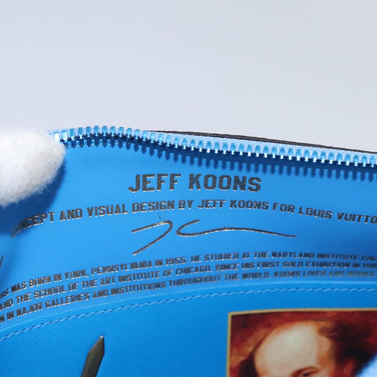 LOUIS VUITTON Celty Pochette Plat Pouch Koons Rubens M64617 LV Auth 115961SAM