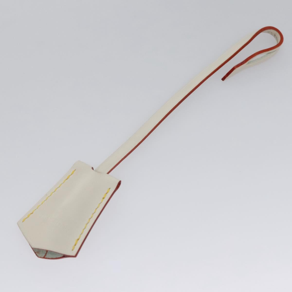 LOUIS VUITTON Suhari Extravagan Hand Bag Leather White M91803 LV Auth 115974S