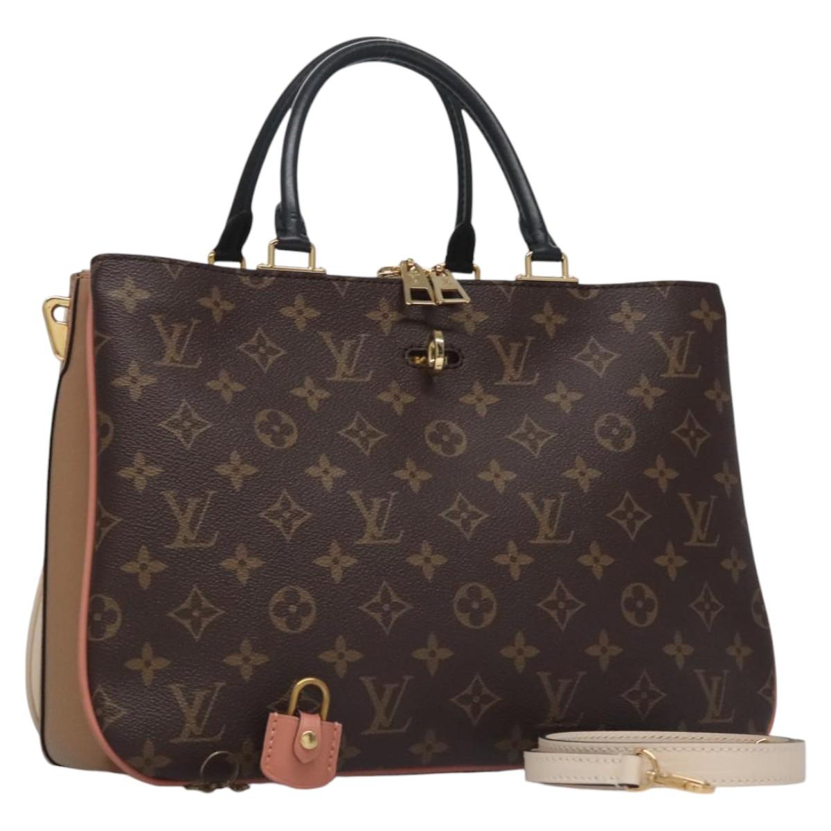 LOUIS VUITTON Monogram Millefeuille Hand Bag M44255 LV Auth 115981A