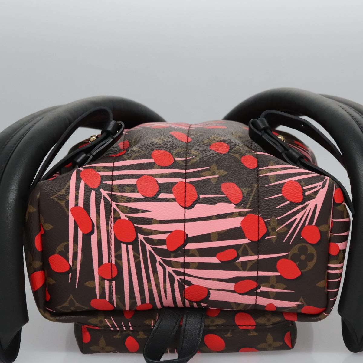 LOUIS VUITTON Monogram jungle Dot Palm Springs PM Backpack M41981 Auth 115982SV