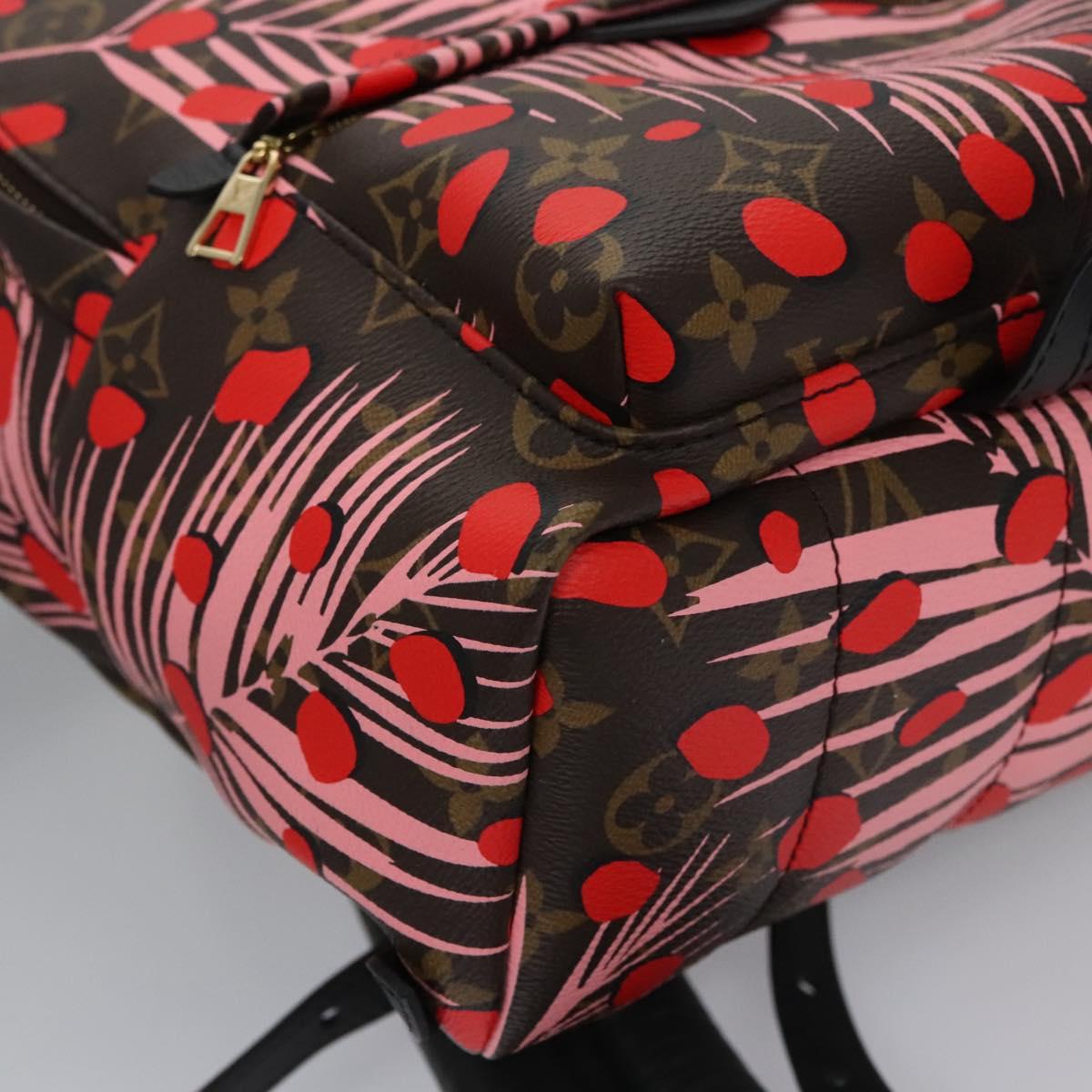 LOUIS VUITTON Monogram jungle Dot Palm Springs PM Backpack M41981 Auth 115982SV