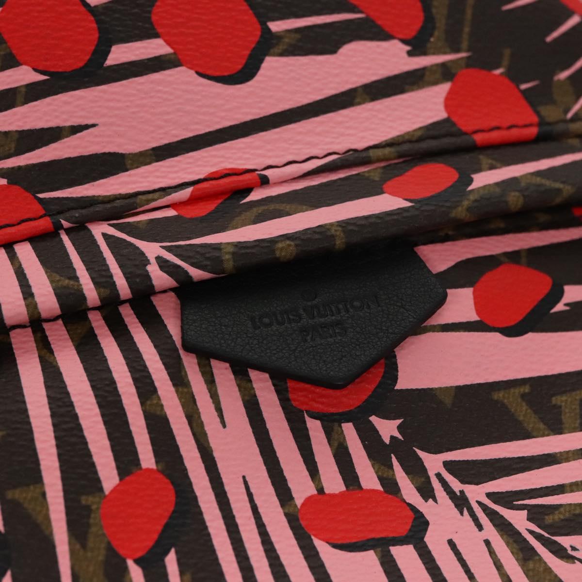 LOUIS VUITTON Monogram jungle Dot Palm Springs PM Backpack M41981 Auth 115982SV