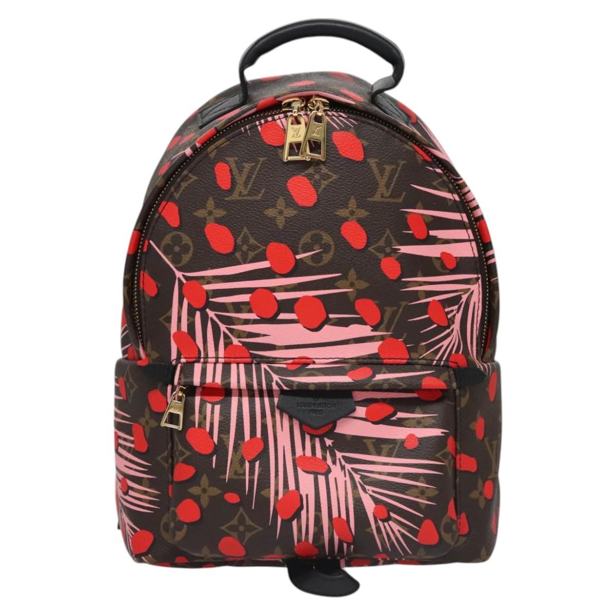 LOUIS VUITTON Monogram jungle Dot Palm Springs PM Backpack M41981 Auth 115982SV