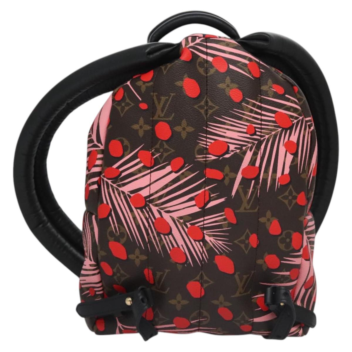 LOUIS VUITTON Monogram jungle Dot Palm Springs PM Backpack M41981 Auth 115982SV