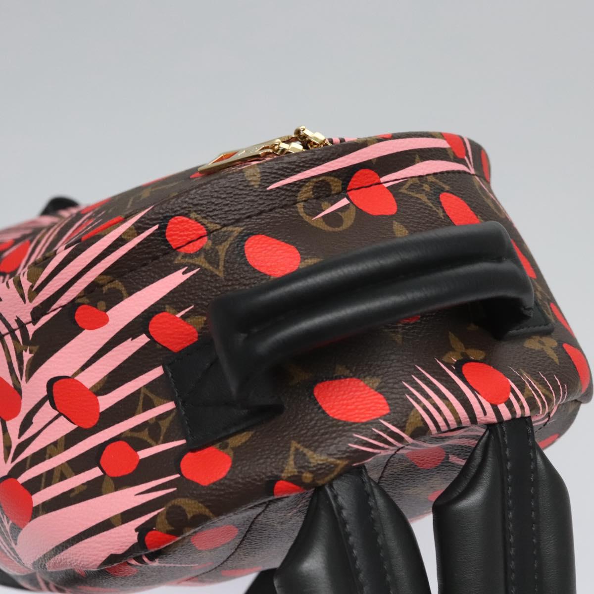 LOUIS VUITTON Monogram jungle Dot Palm Springs PM Backpack M41981 Auth 115982SV