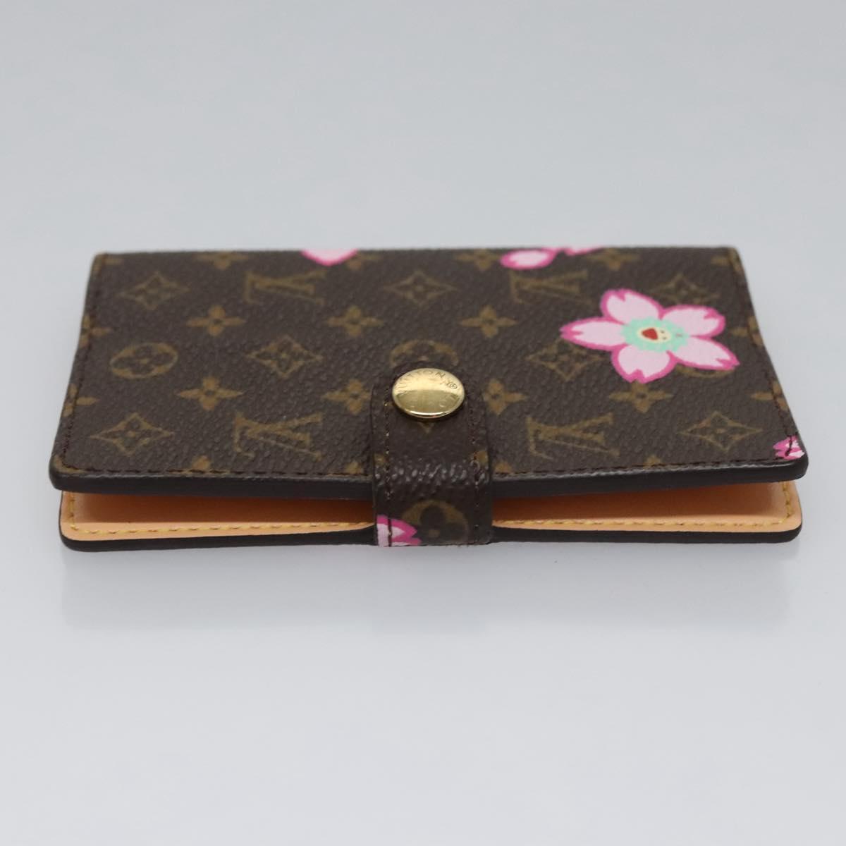 LOUIS VUITTON Cherry Blossom Agenda Mini Day Planner Cover M92021 Auth 115988SV