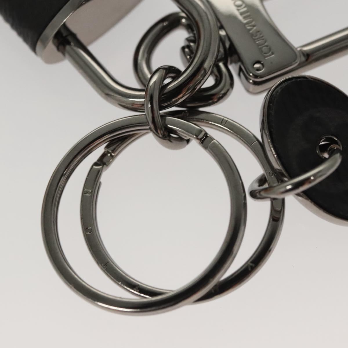LOUIS VUITTON Monogram Eclipse Porte Cles LV Lock Charm M61951 LV Auth 116012