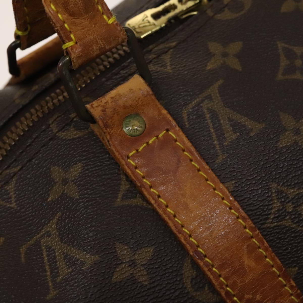LOUIS VUITTON Monogram Keepall Bandouliere 50 Boston Bag M41416 LV Auth 116095