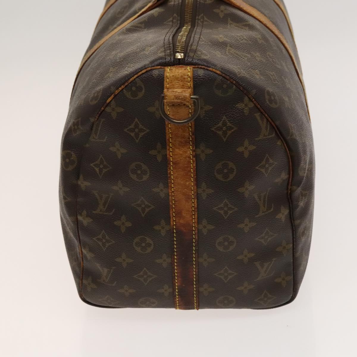 LOUIS VUITTON Monogram Keepall Bandouliere 50 Boston Bag M41416 LV Auth 116095