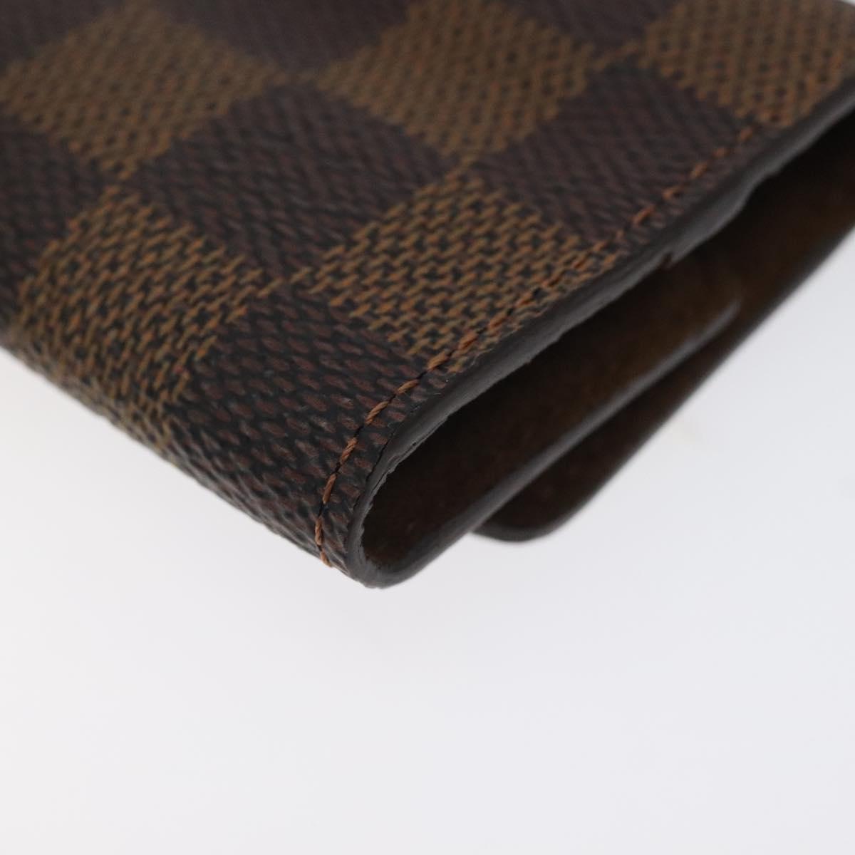 LOUIS VUITTON Damier Ebene Cuff Case LV Auth 116096