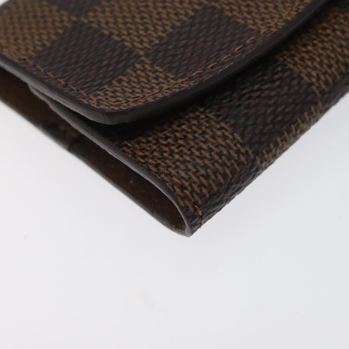 LOUIS VUITTON Damier Ebene Cuff Case LV Auth 116096