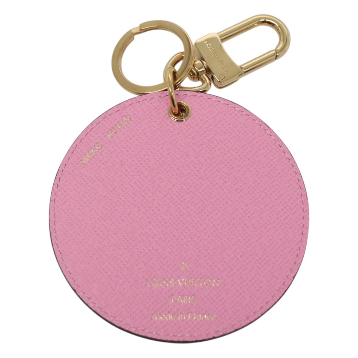 LOUIS VUITTON Monogram Vivienne Key Holder Illustre Charm M82633 Auth 116097