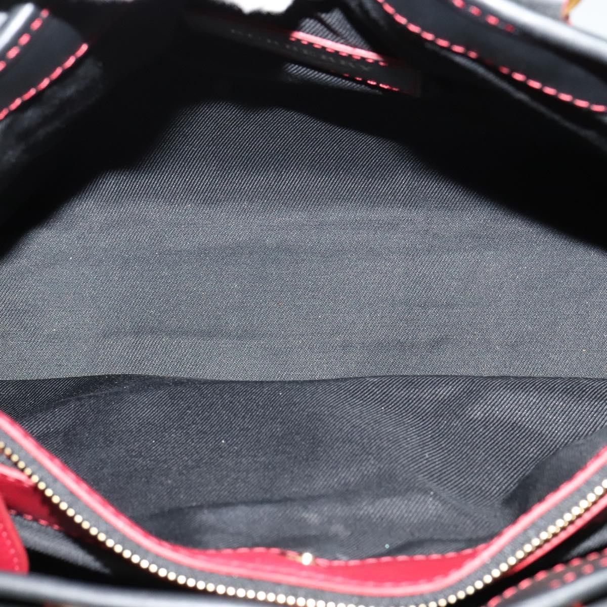 BURBERRY Nova Check Hand Bag Canvas 2way Beige Auth 116123V