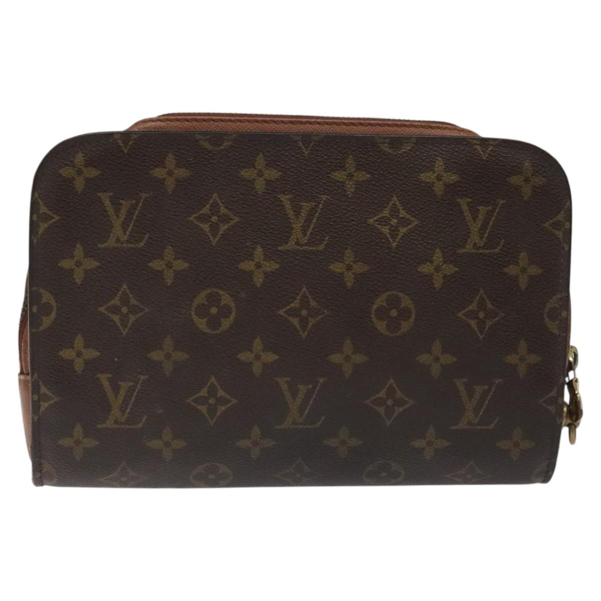 LOUIS VUITTON Monogram Orsay Clutch Bag M51790 LV Auth 116143