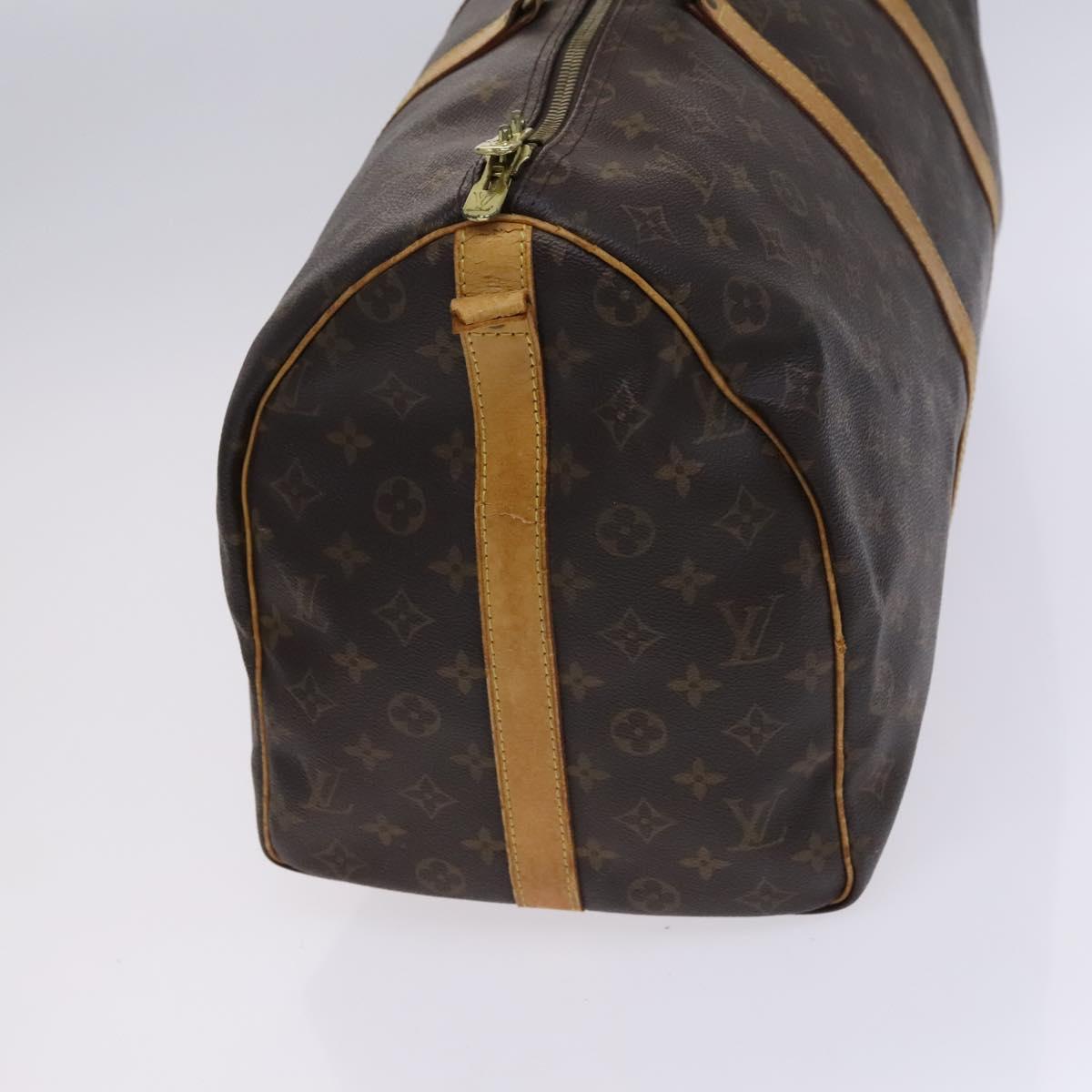 LOUIS VUITTON Monogram Keepall Bandouliere 50 Boston Bag M41416 LV Auth 116149