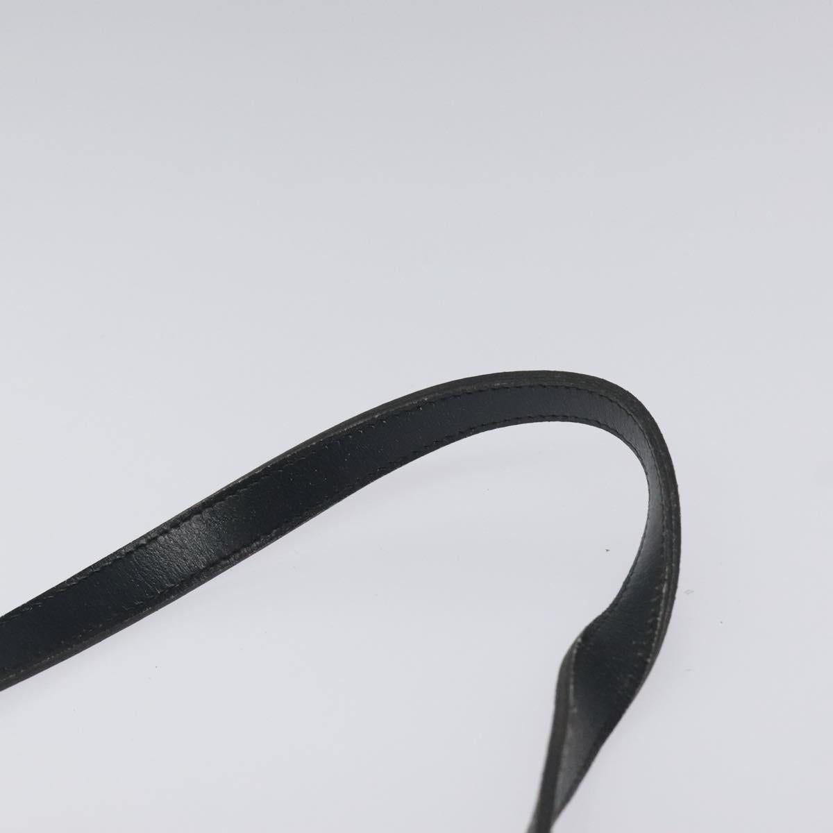 Christian Dior Trotter Canvas Shoulder Bag Navy Auth 116165