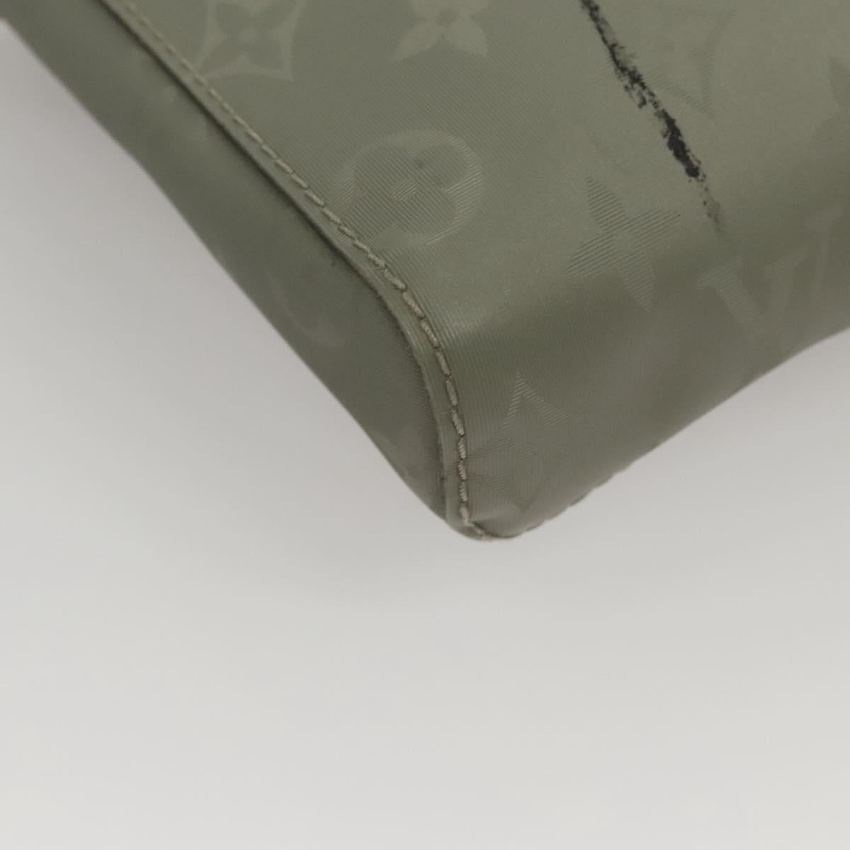 LOUIS VUITTON Monogram Titanium Messenger PM Bag Gray M43889 LV Auth 116190