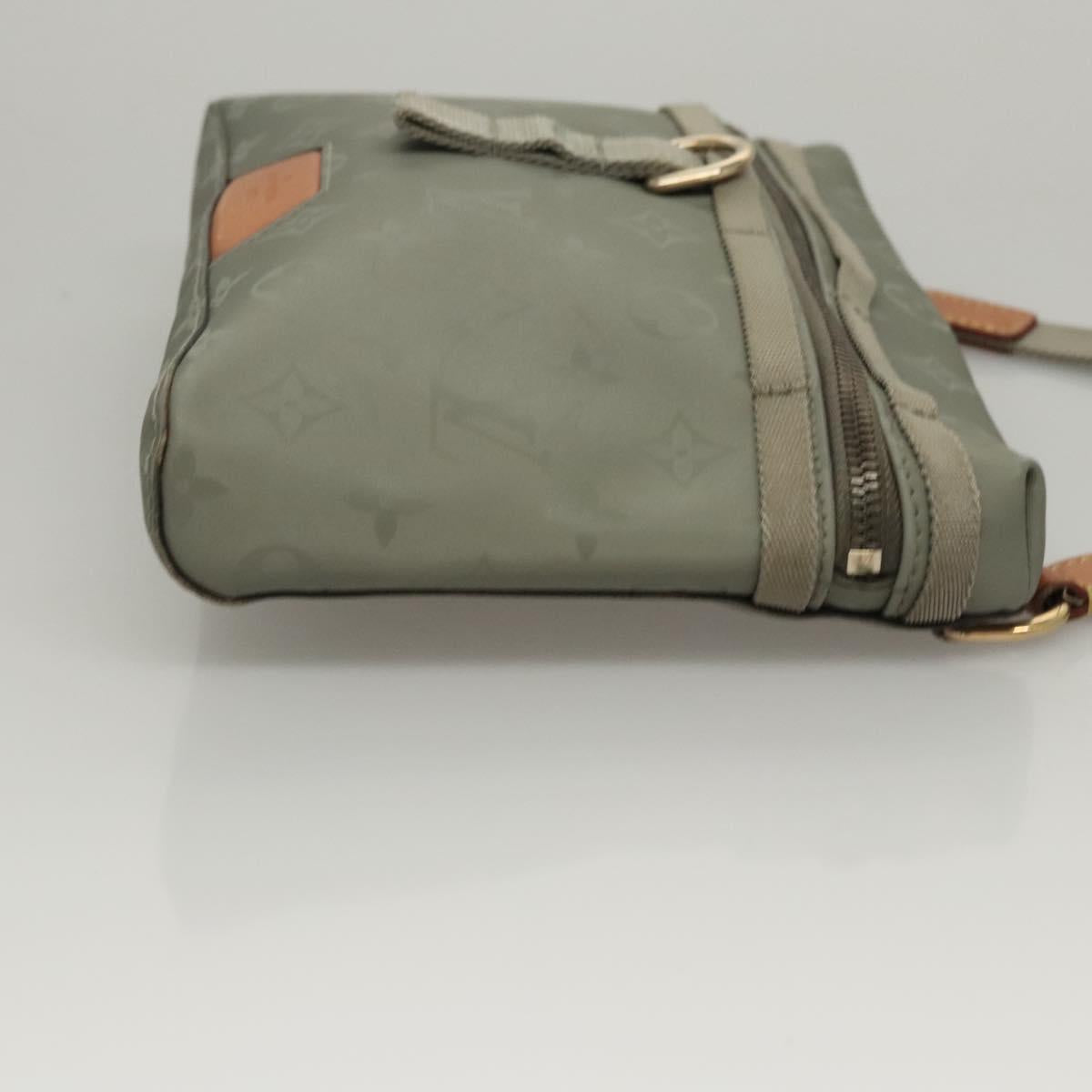 LOUIS VUITTON Monogram Titanium Messenger PM Bag Gray M43889 LV Auth 116190