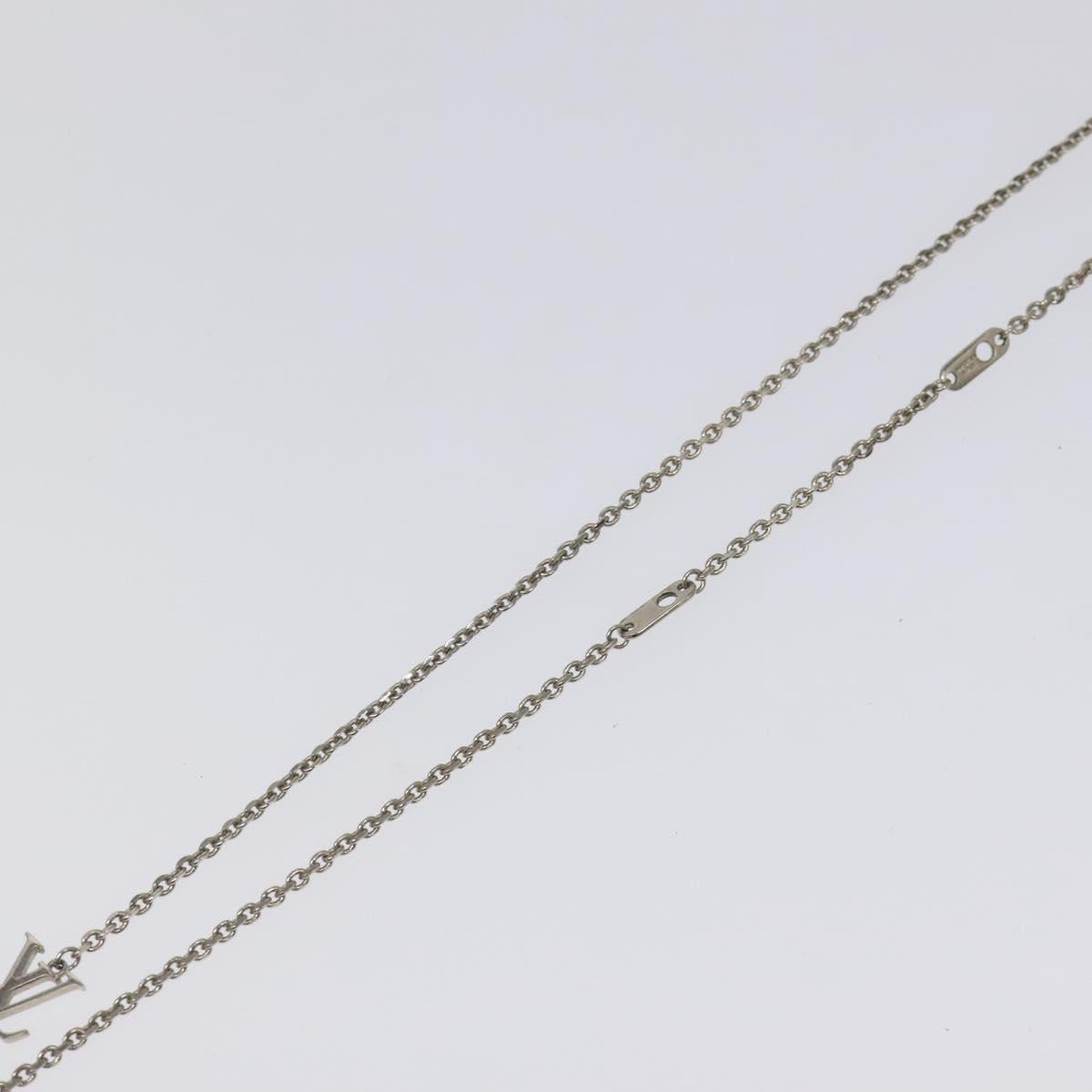 LOUIS VUITTON Collier Vivienne Necklace metal Navy MP3194 LV Auth 116260