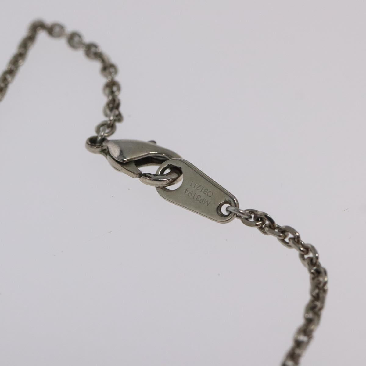 LOUIS VUITTON Collier Vivienne Necklace metal Navy MP3194 LV Auth 116260