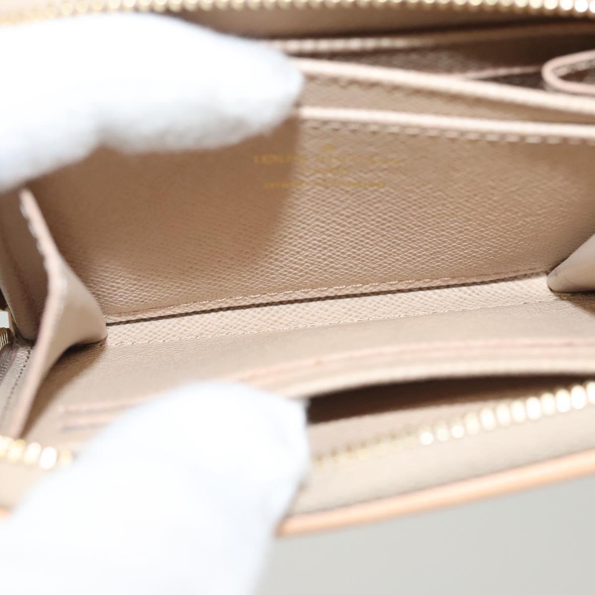 LOUIS VUITTON Monogram Laminated Jacquard Zippy Coin Purse M82483 Auth 116266SM