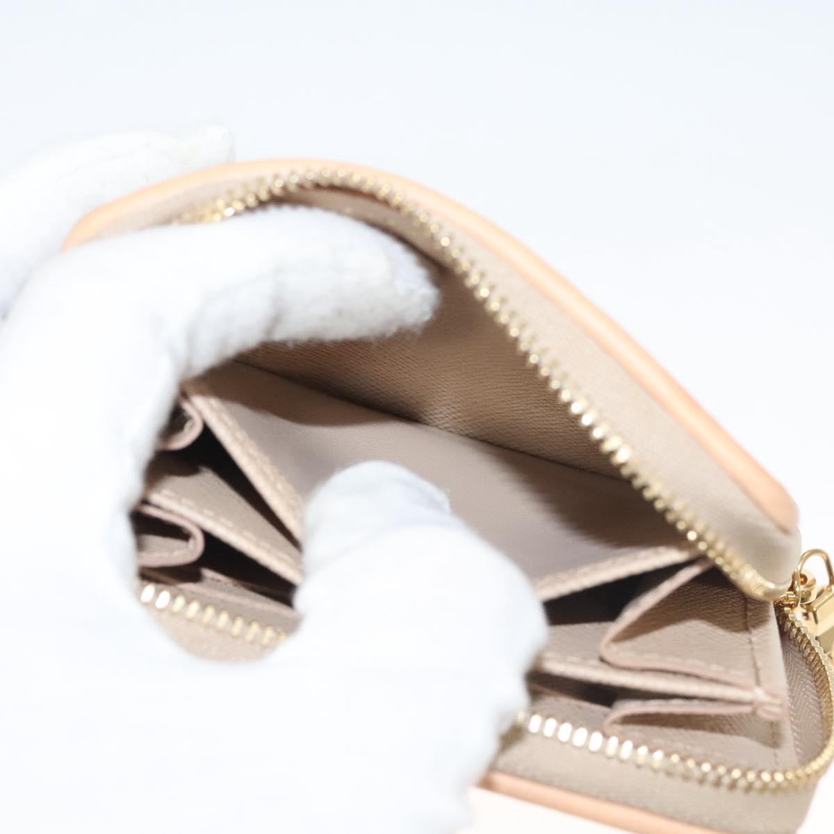 LOUIS VUITTON Monogram Laminated Jacquard Zippy Coin Purse M82483 Auth 116266SM