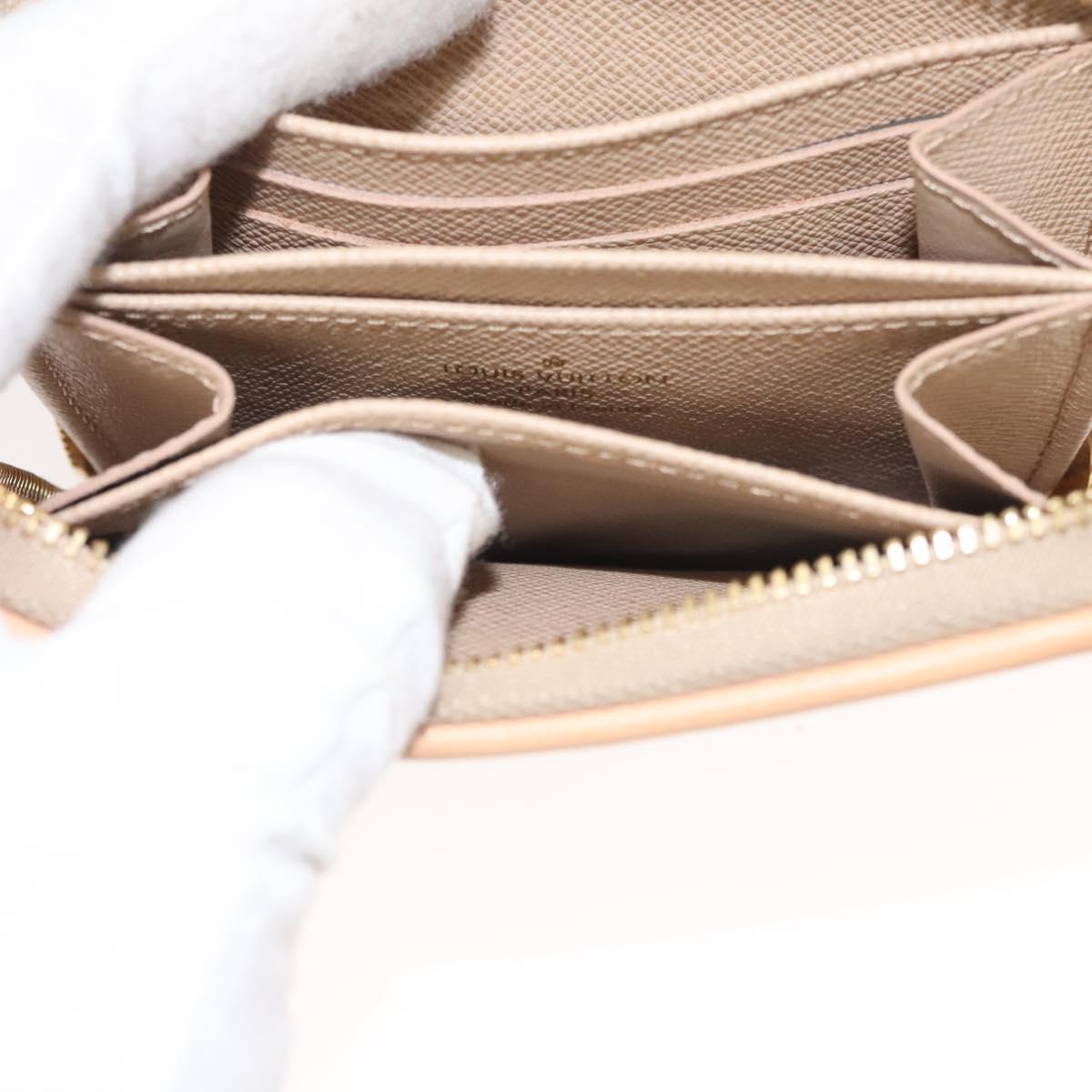 LOUIS VUITTON Monogram Laminated Jacquard Zippy Coin Purse M82483 Auth 116266SM