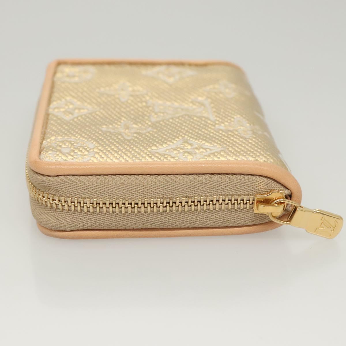 LOUIS VUITTON Monogram Laminated Jacquard Zippy Coin Purse M82483 Auth 116266SM