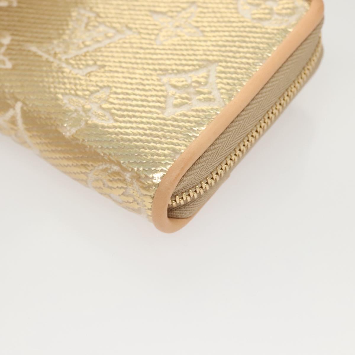 LOUIS VUITTON Monogram Laminated Jacquard Zippy Coin Purse M82483 Auth 116266SM