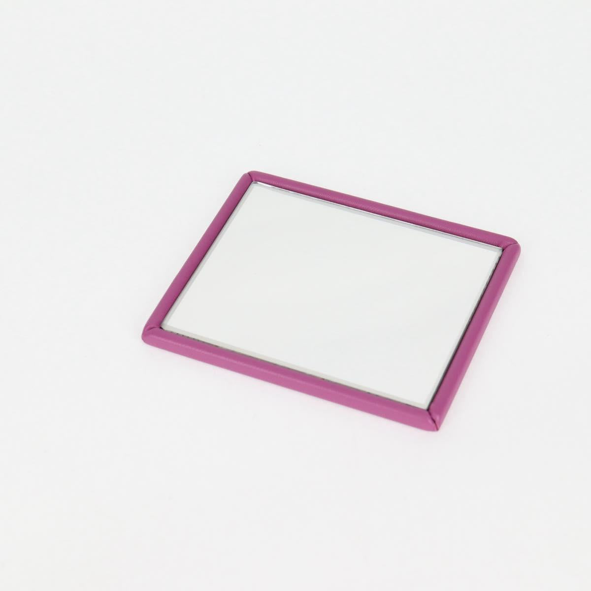 BOTTEGAVENETA INTRECCIATO Chain Shoulder Bag Leather Purple Auth 116278AM