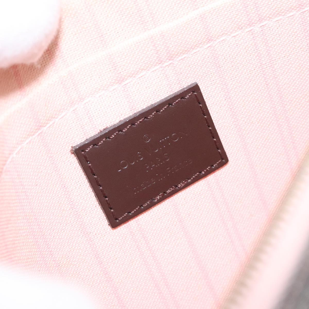 LOUIS VUITTON Damier Ebene Neverfull MM Pouch Accessory Pouch LV Auth 116283