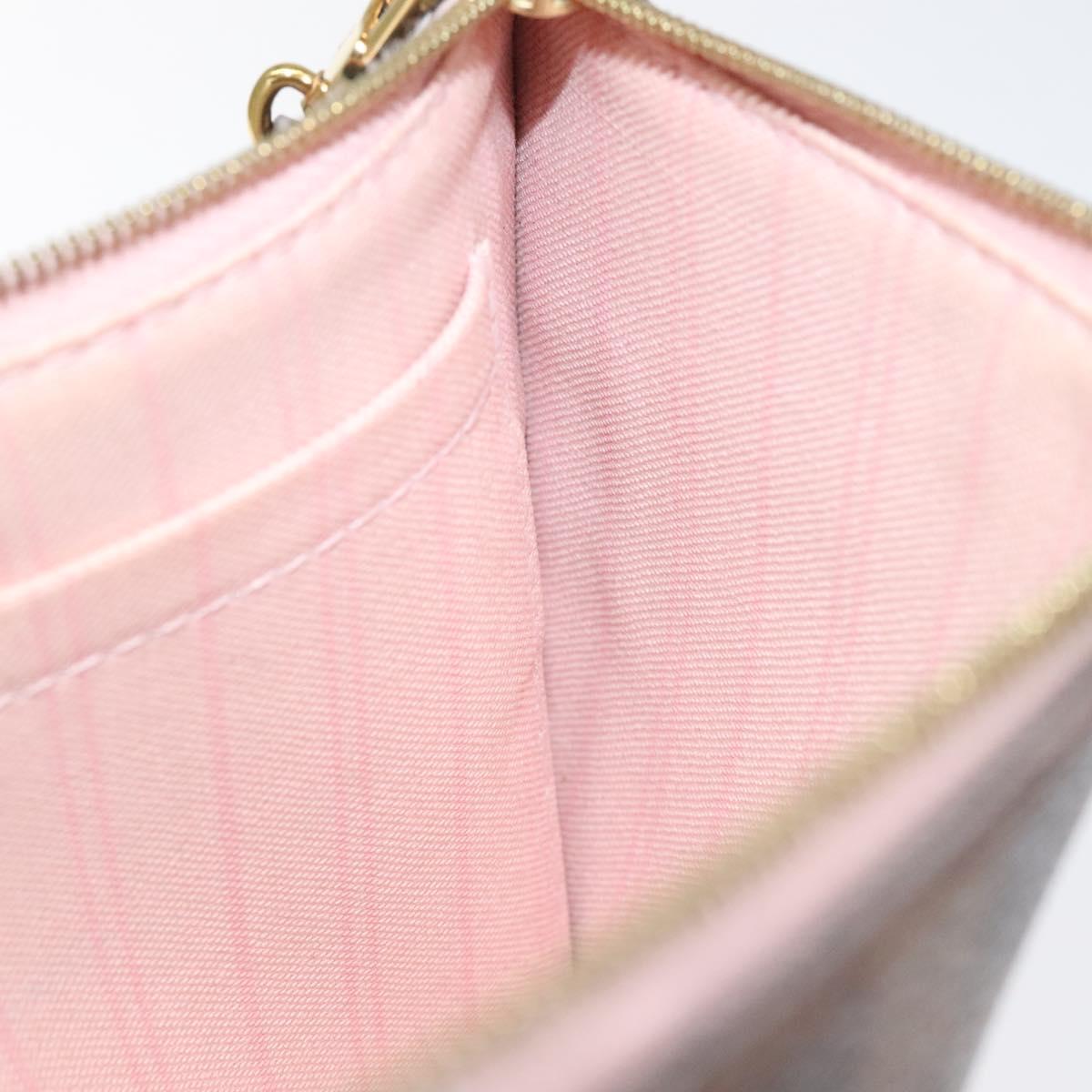 LOUIS VUITTON Damier Ebene Neverfull MM Pouch Accessory Pouch LV Auth 116283