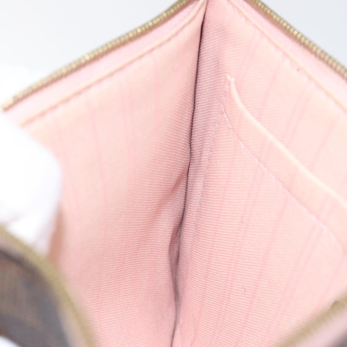 LOUIS VUITTON Damier Ebene Neverfull MM Pouch Accessory Pouch LV Auth 116283