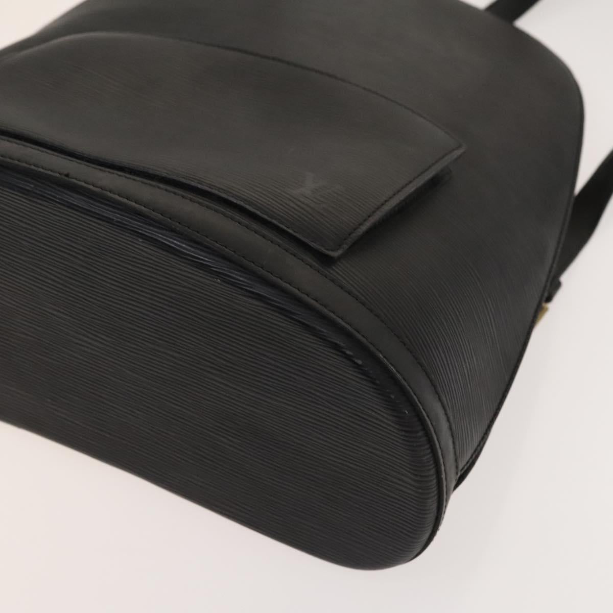 LOUIS VUITTON Epi Gobelins Backpack Black M52292 LV Auth 116303