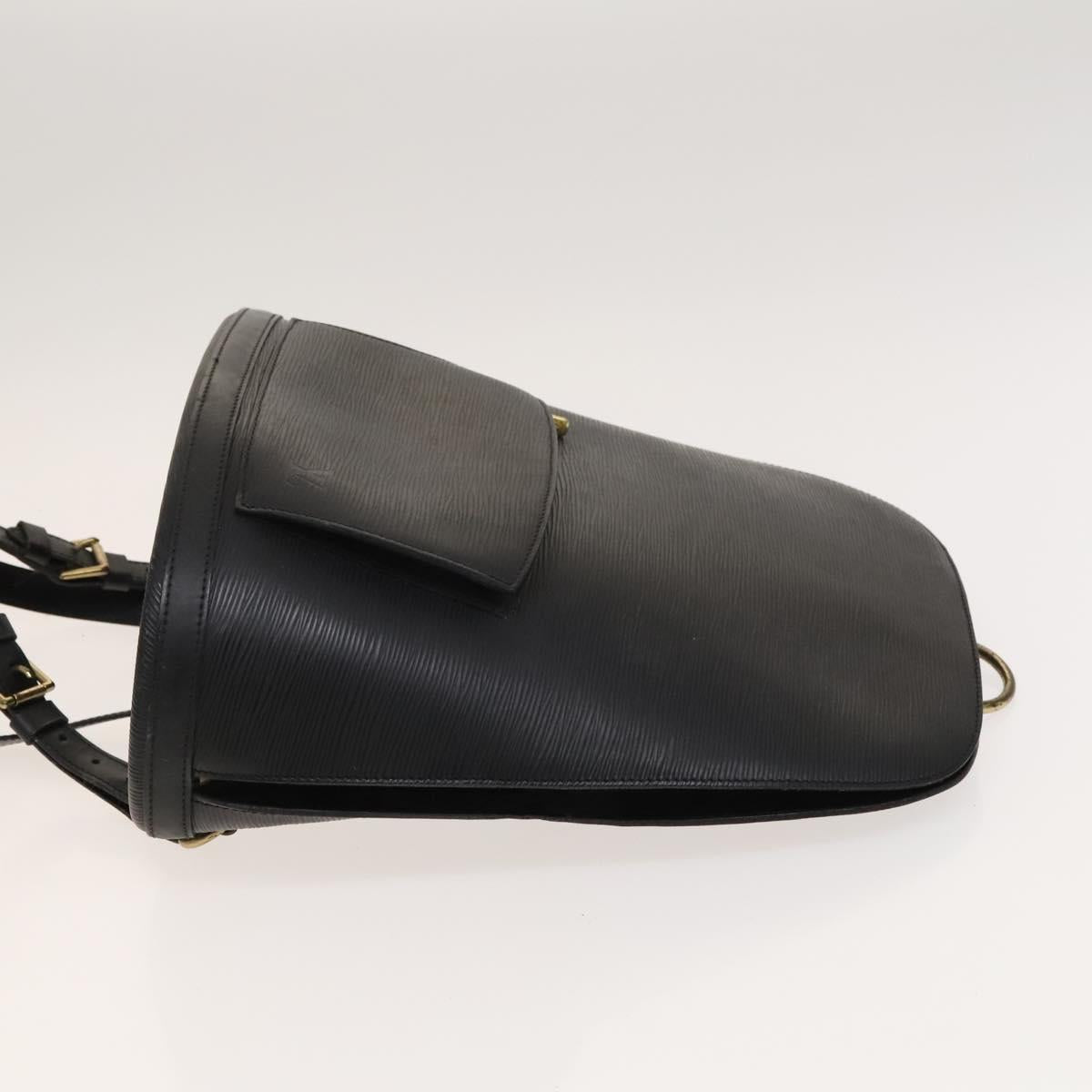 LOUIS VUITTON Epi Gobelins Backpack Black M52292 LV Auth 116303