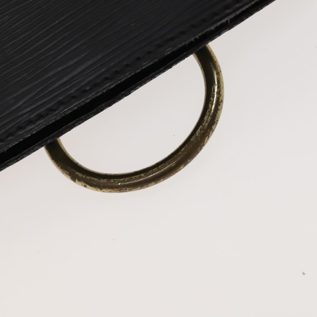 LOUIS VUITTON Epi Gobelins Backpack Black M52292 LV Auth 116303