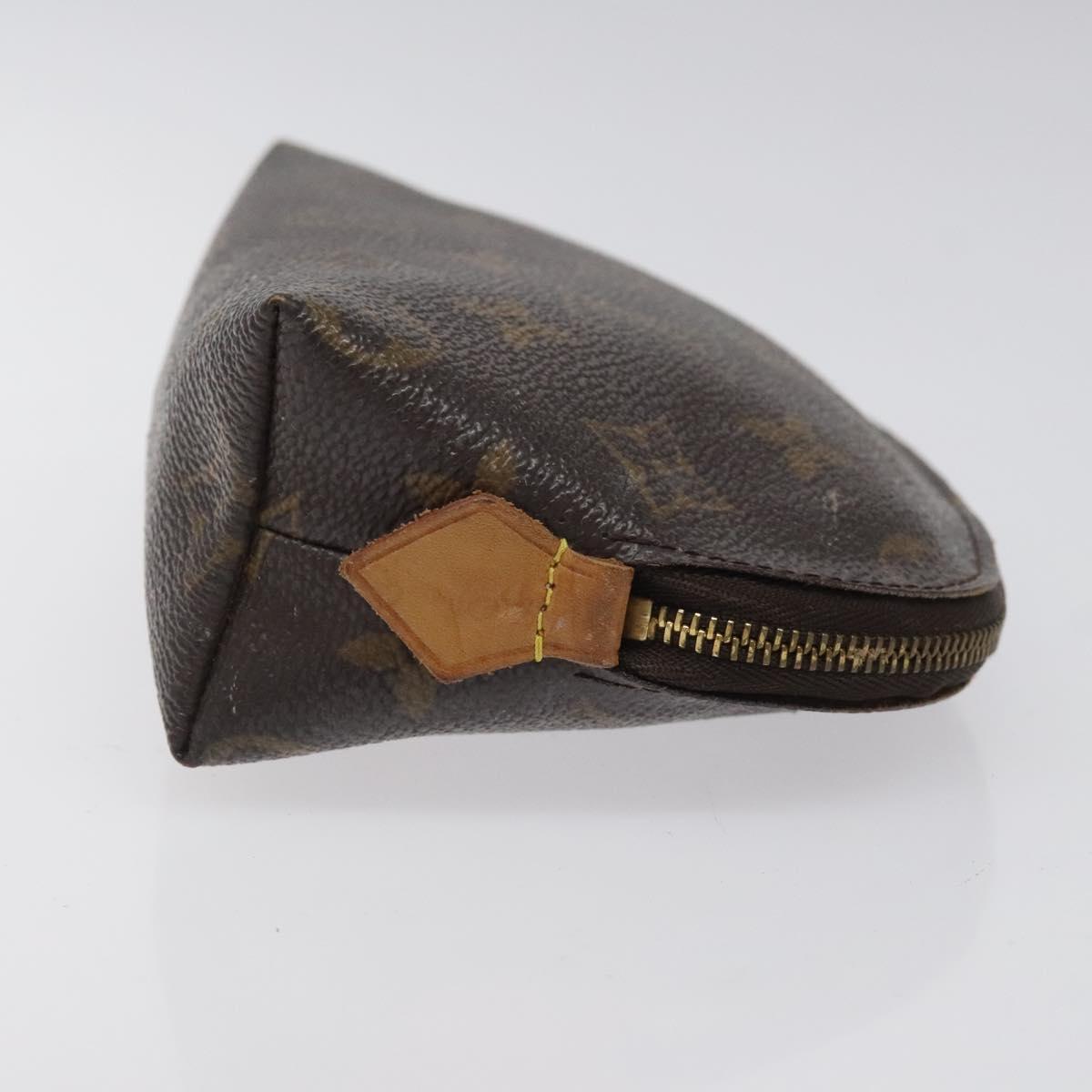 LOUIS VUITTON Monogram Pochette Cosmetic PM Cosmetic Pouch M47515 LV Auth 116305