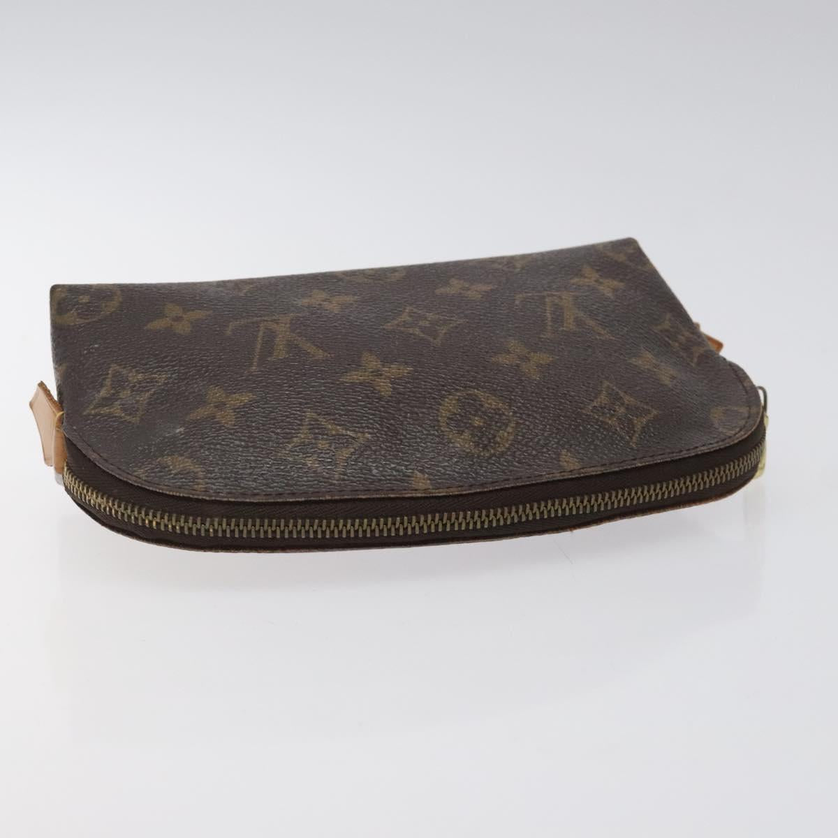 LOUIS VUITTON Monogram Pochette Cosmetic PM Cosmetic Pouch M47515 LV Auth 116305