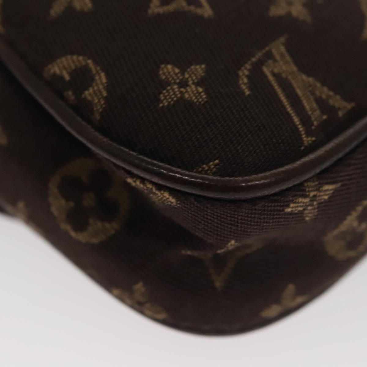 LOUIS VUITTON Monogram Mini Pochette Cancun Pouch Brown M95313 LV Auth 116307