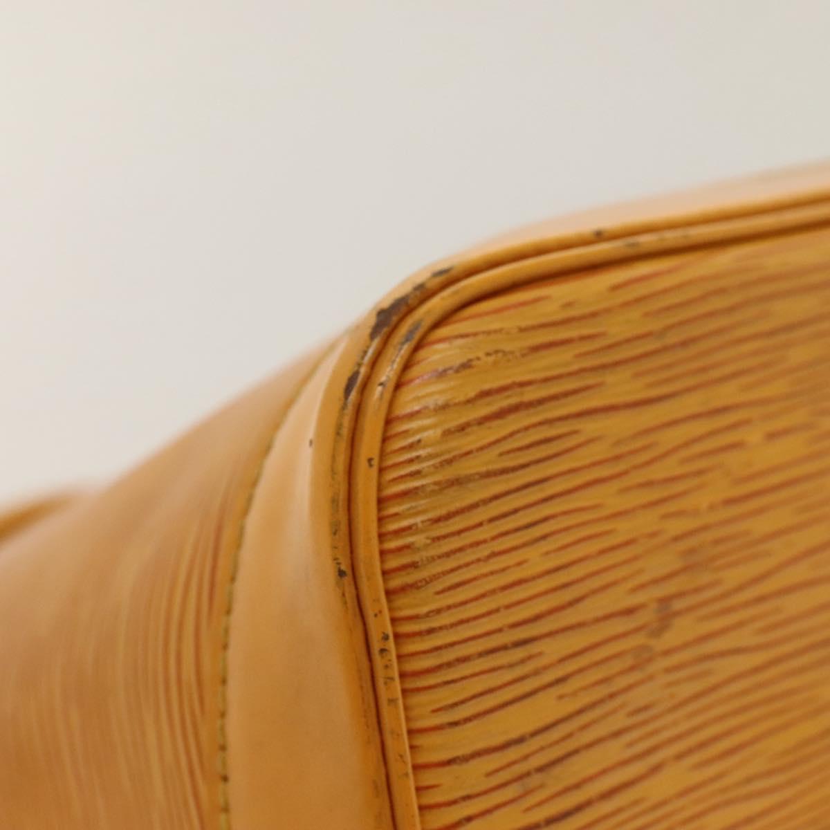 LOUIS VUITTON Epi Alma Hand Bag Yellow M52149 LV Auth 116320