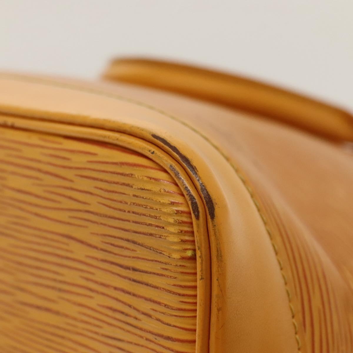 LOUIS VUITTON Epi Alma Hand Bag Yellow M52149 LV Auth 116320