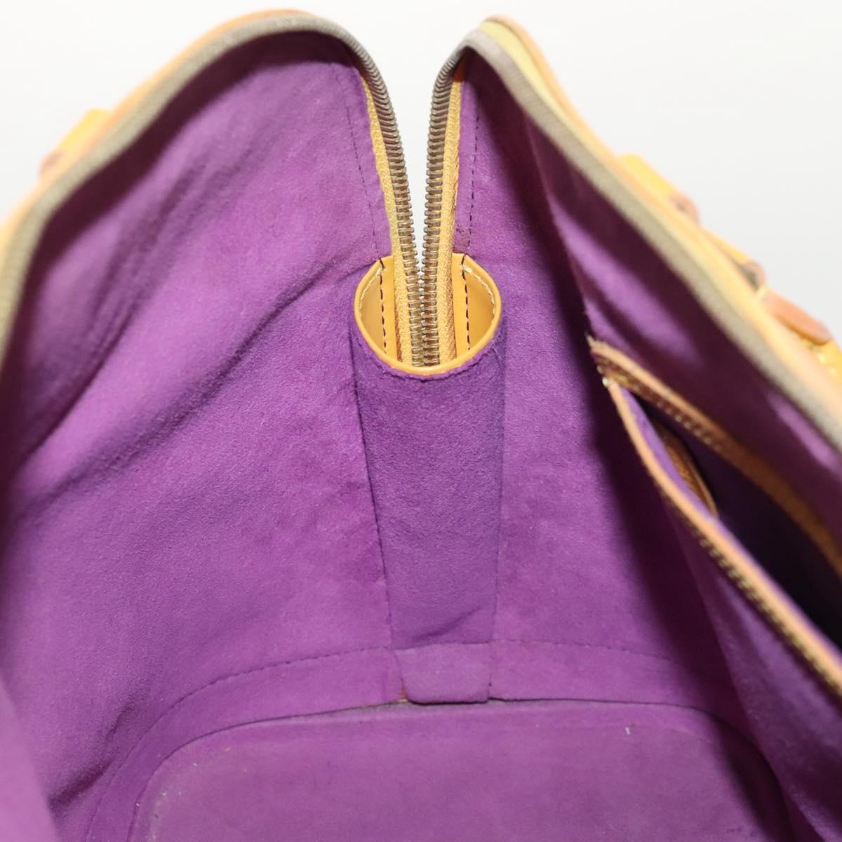 LOUIS VUITTON Epi Alma Hand Bag Yellow M52149 LV Auth 116320